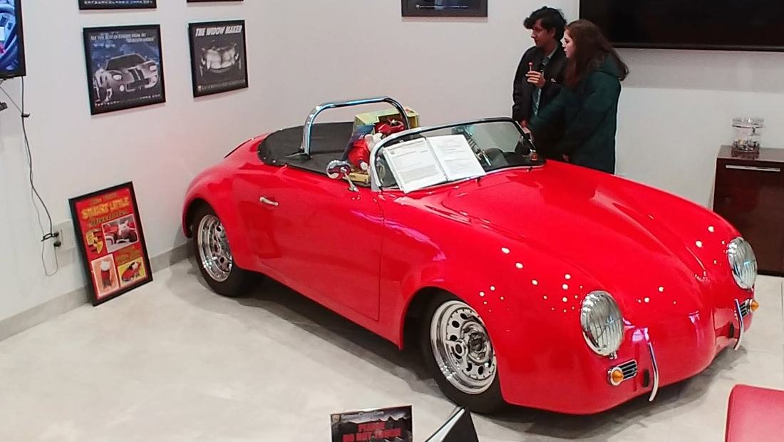 Porsche 356 Speedster, indoors — appraised and judged by Mike Thies, I-VAN Certified Vehicle Appraiser
