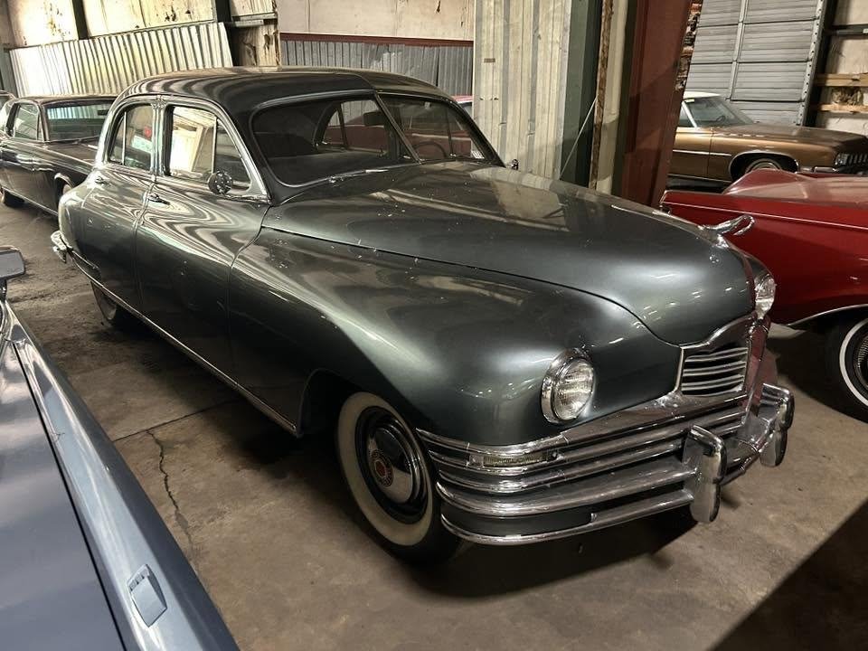 Packard sedan, in storage — appraised and judged by Mike Thies, I-VAN Certified Vehicle Appraiser