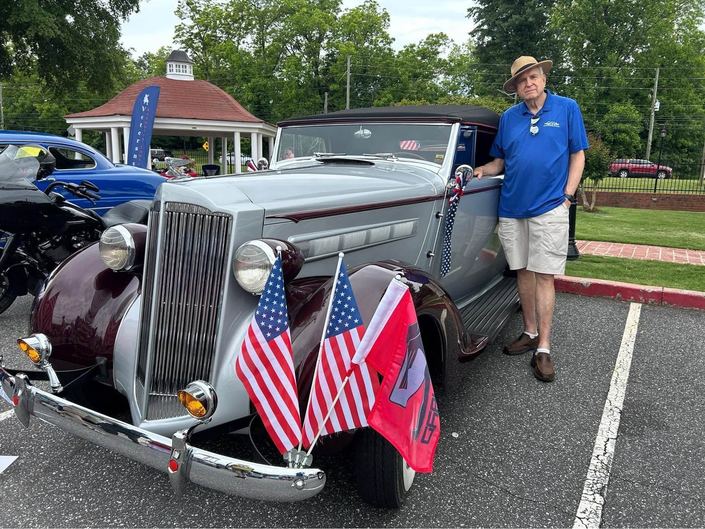 A collector vehicle from Mike Thies's world of classic and concours automobiles
